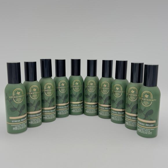 Bath & Body Works Stress Relief Eucalyptus Spearmint Room Spray Lot of 10 - Picture 1 of 6